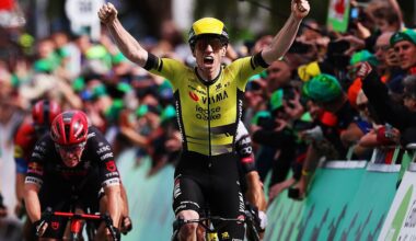 AMPTHILL, ENGLAND - SEPTEMBER 04: Matthew Brennan of Great Britain and Team Visma
