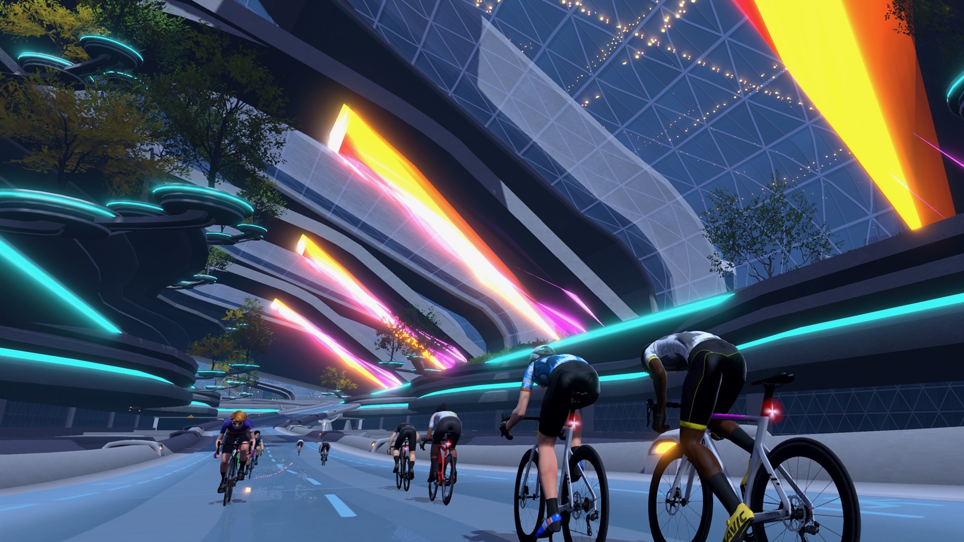Zwift NYC Expansion tunnel