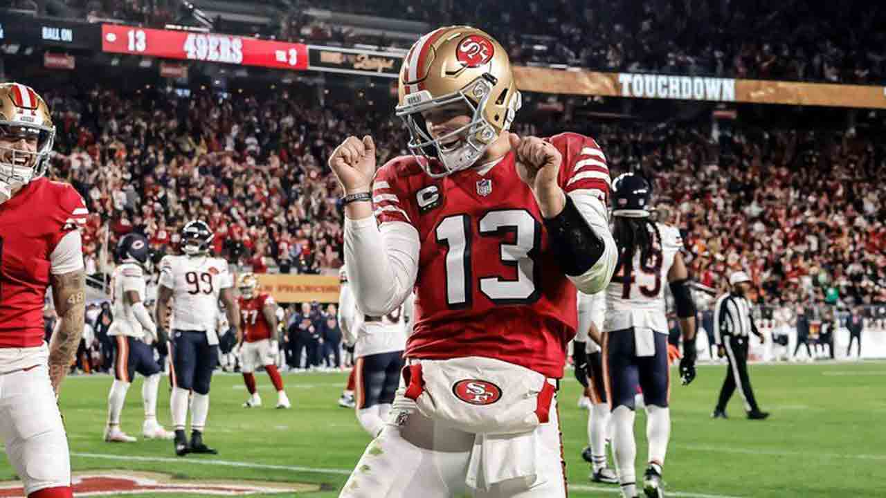 Purdy, 49ers hang on for thrilling win over Bears, have shot at top NFC seed