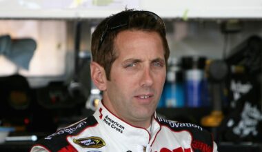 Retired NASCAR driver Greg Biffle, his wife Cristina Grossu Biffle and their two children were among six people killed in a plane crash. (Photo by Christian Petersen/Getty Images for NASCAR)