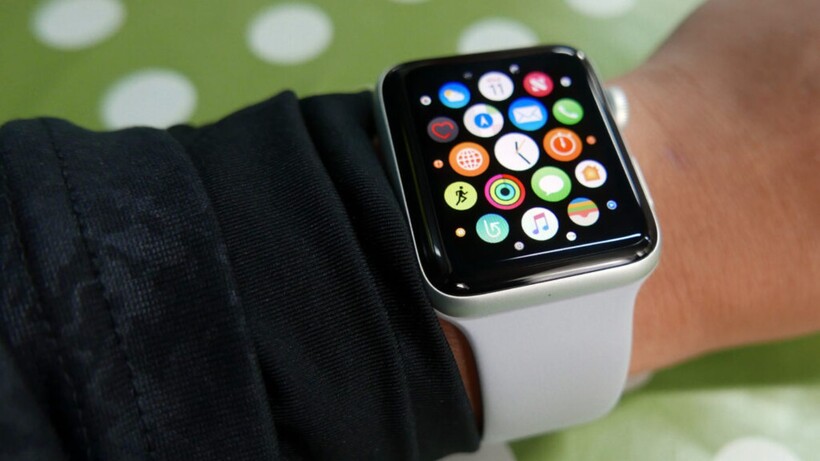 Apple Watch Series 3 on wrist