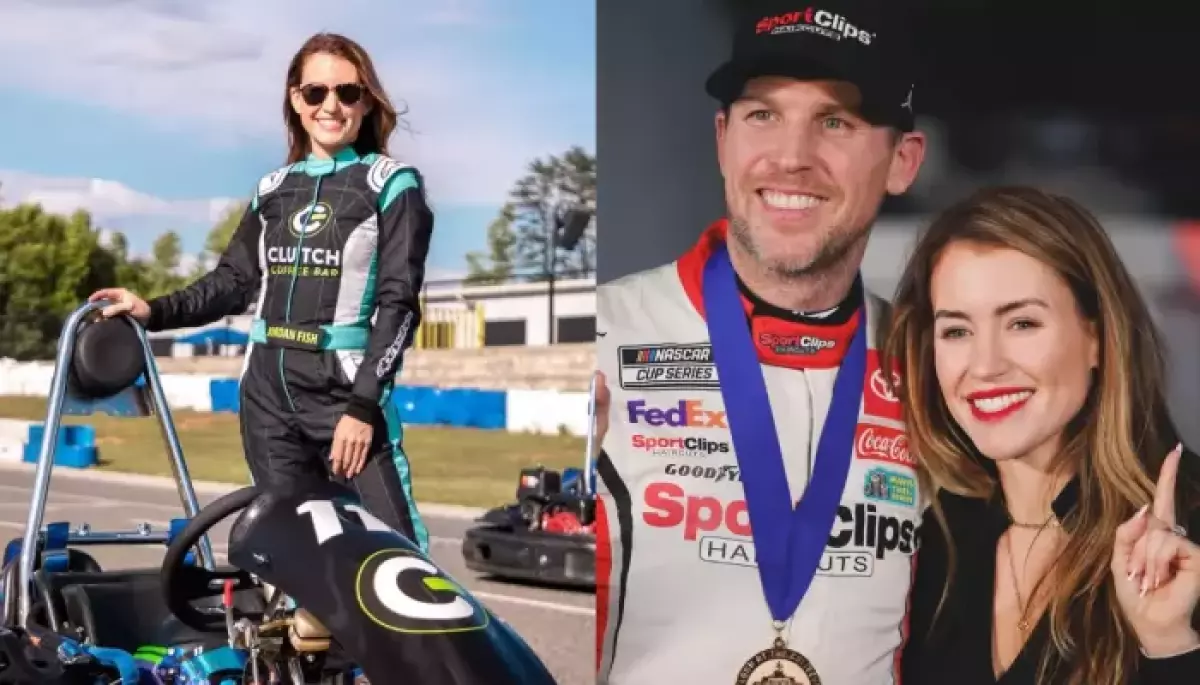 Who Is Denny Hamlin's Fiancee? All About Jordan Fish, The NASCAR Star's Baby Mama, Amid Home Fire