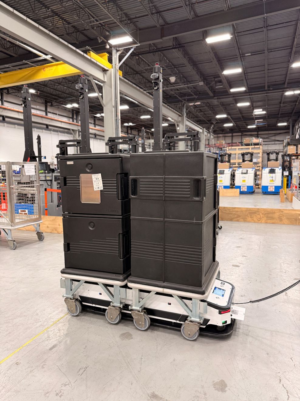 automated guided vehicles robots 