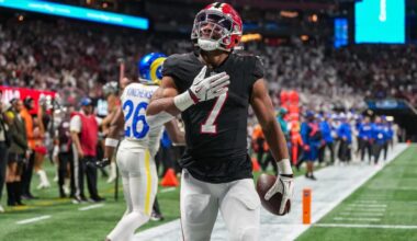 Bijan Robinson and Matthew Stafford make history during Falcons-Rams on 'MNF'