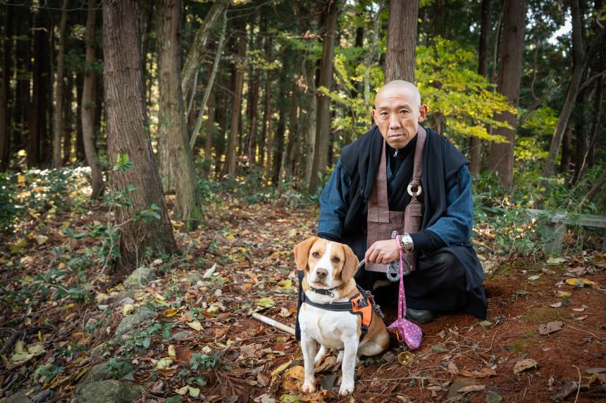 Tougen Yoshihara, a Buddhist monk who was attacked by bear.
