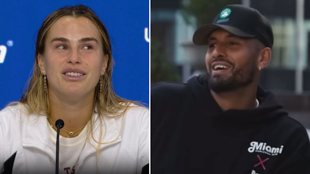 Aryna Sabalenka has fired back at Nick Kyrgios.