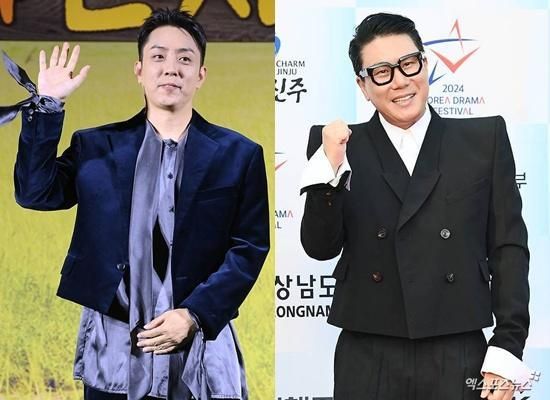 Eun Ji-won, left, and Lee Sang-min / Xportsnews