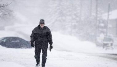 Parts of northern Alberta slated to see upwards of 30 cm of snow by Tuesday