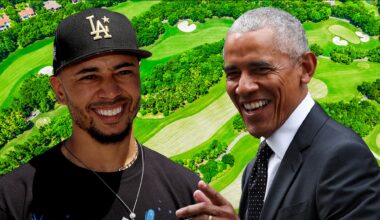 Mookie Betts Plays Golf With Barack Obama at Swanky Los Angeles Country Club