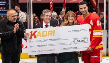 Kadri makes pair of $50K donations to food banks in London, Calgary