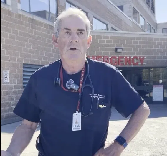 Local physician speaks to violence against healthcare staff