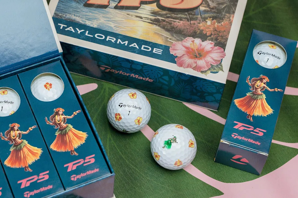 TaylorMade's Island Time Collection TP5 and TP5x golf balls