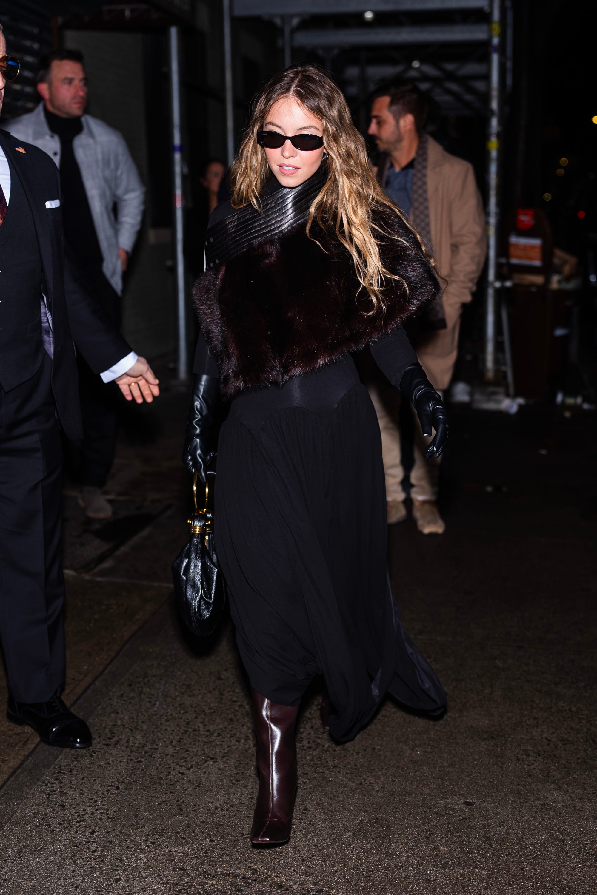 new york, new york january 18 sydney sweeney is seen in greenwich village on january 18, 2025 in new york city photo by thestewartofnygc images