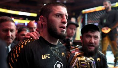 Islam Makhachev responds to Ilia Topuria threatening Khabib Nurmagomedov: ‘He’s unhappy about something’