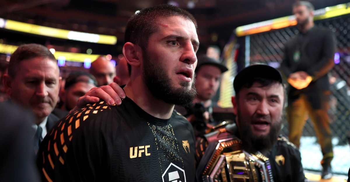 Islam Makhachev responds to Ilia Topuria threatening Khabib Nurmagomedov: ‘He’s unhappy about something’