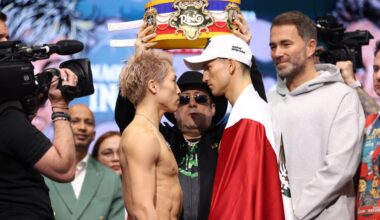 Face off! Inoue vs. Picasso staredown video, weigh ins results