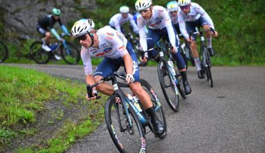 LUXEMBOURG, LUXEMBOURG - SEPTEMBER 21: Matheo Barusseau of France and Team TotalEnergies competes during the 85th Tour de Luxembourg, Stage 5 a 176.4km stage from Mersch to Luxembourg on September 21, 2025 in Luxembourg, Luxembourg. (Photo by Tim de Waele/Getty Images)