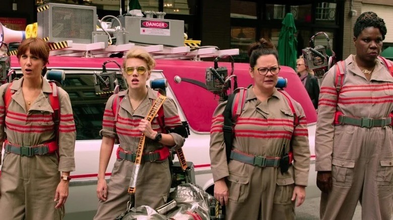 The new ghostbusters in Ghostbusters
