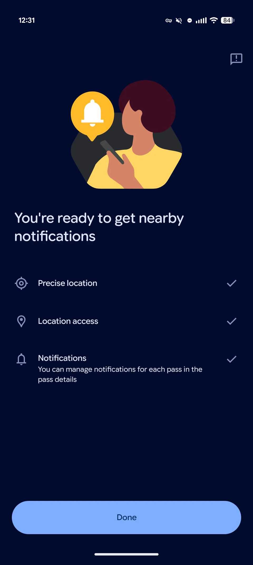 Google Wallet Nearby Notifications Set up-2-95