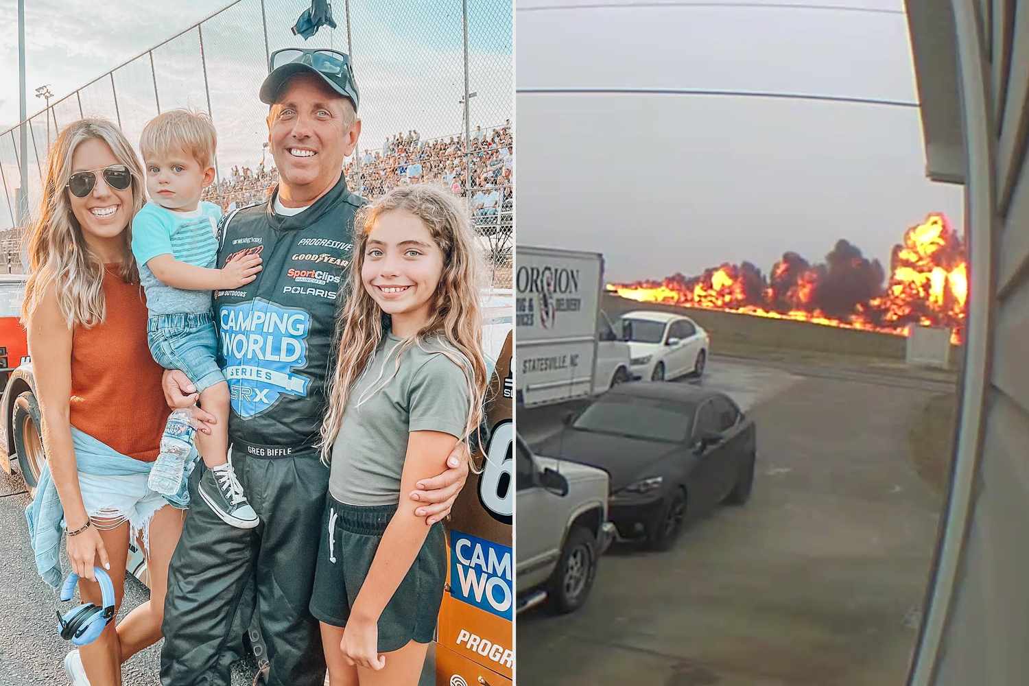 Plane Carrying Greg Biffle and 6 Others Is Engulfed in Flames in New Video