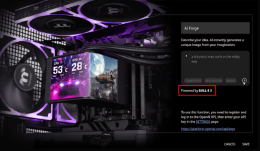 Thermaltake's AI Forge feature