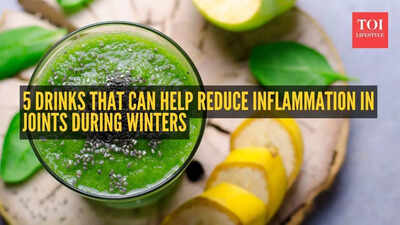 5 natural drinks that may help reduce joint inflammation in winter