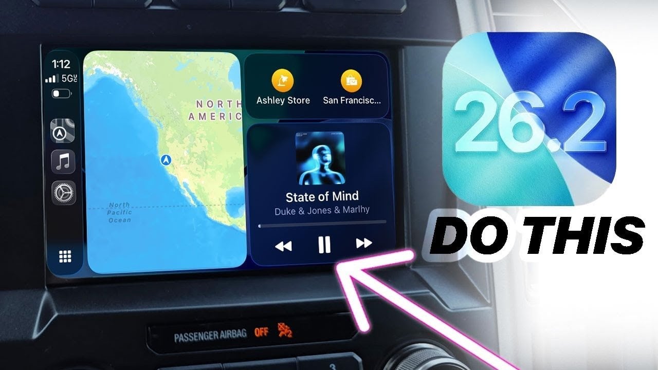 iOS 26.2 Apple CarPlay Update: New Features and Enhancements