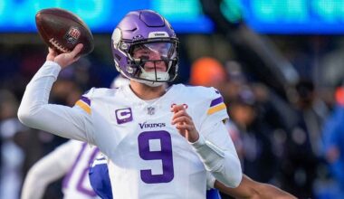 Vikings QB McCarthy returns to practice, progress on hand injury giving him chance to play vs. Packers