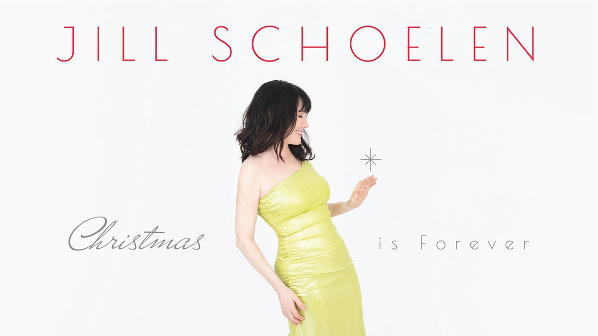 Jill Schoelen's Christmas album cover.