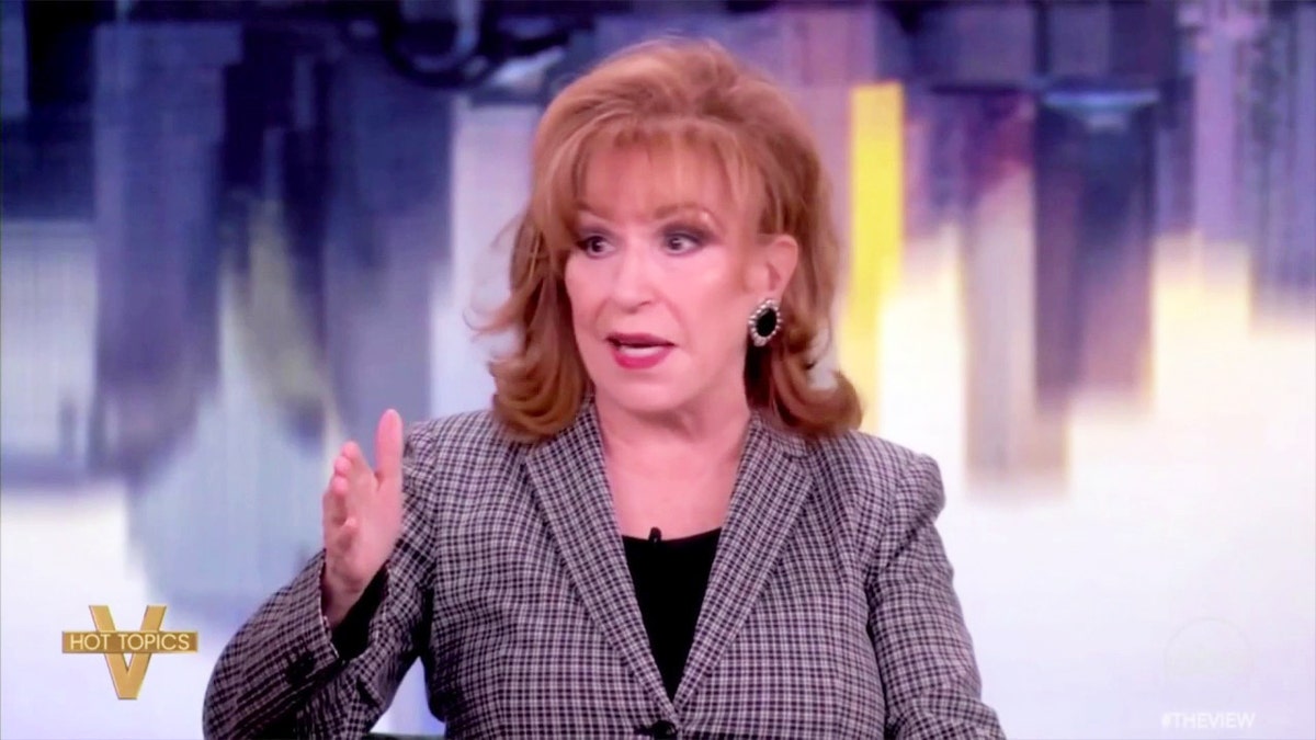 Joy Behar speaking on "The View"