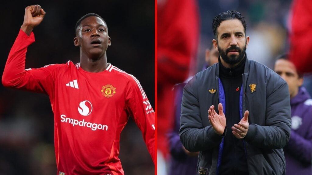 Kobbie Mainoo and Ruben Amorim split