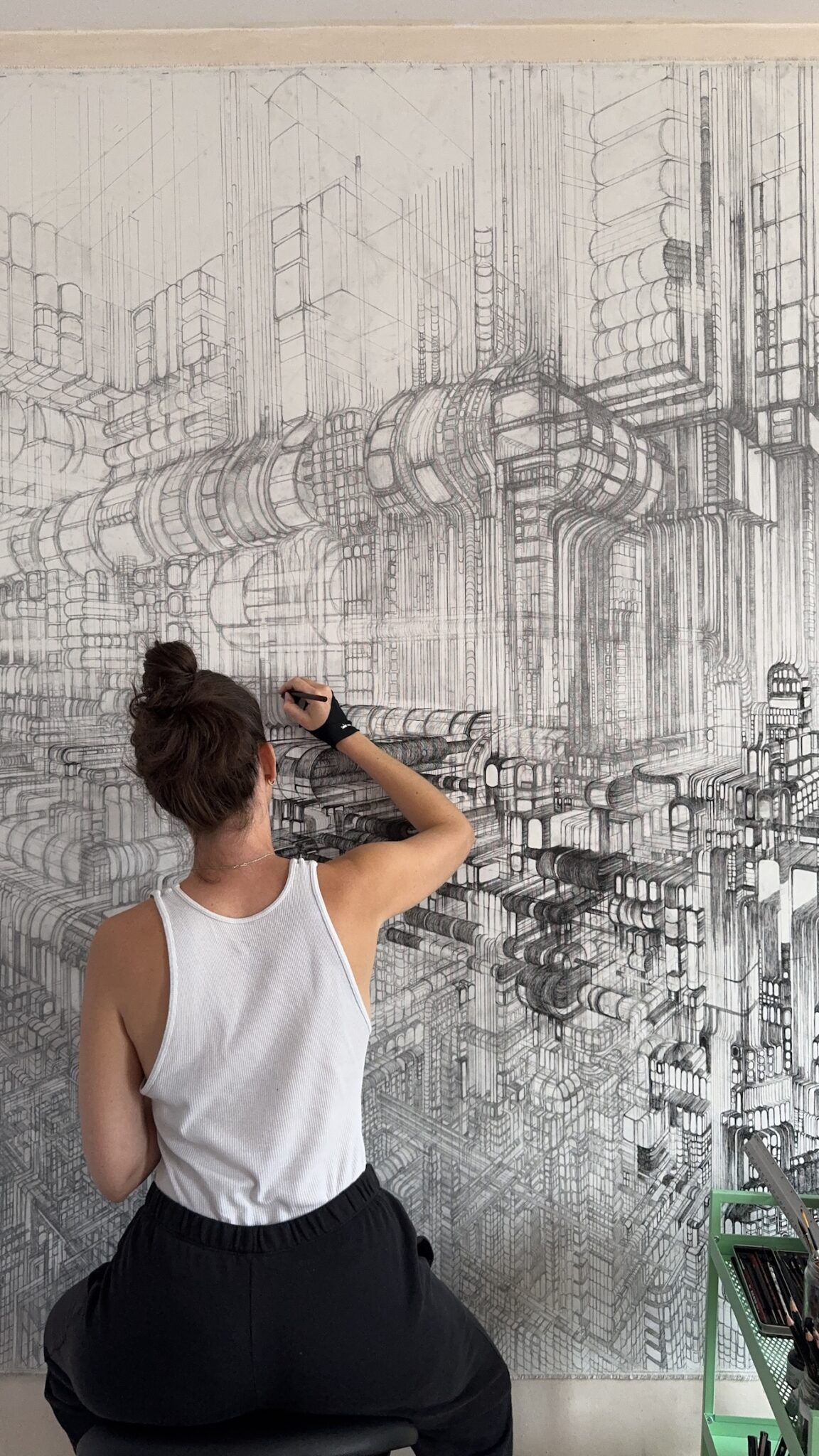 Architectural Drawing by Margritt