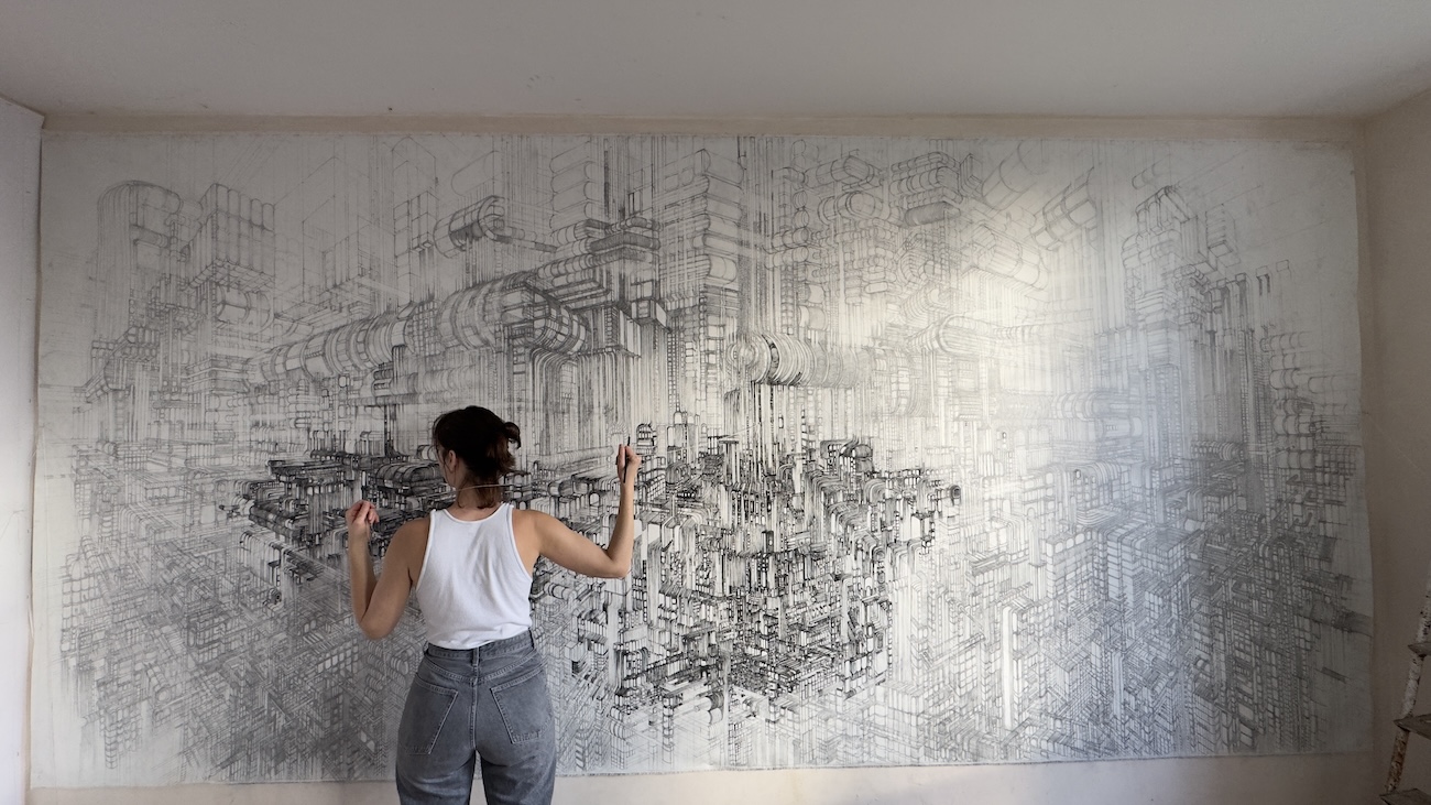 Architectural Drawing by Margritt