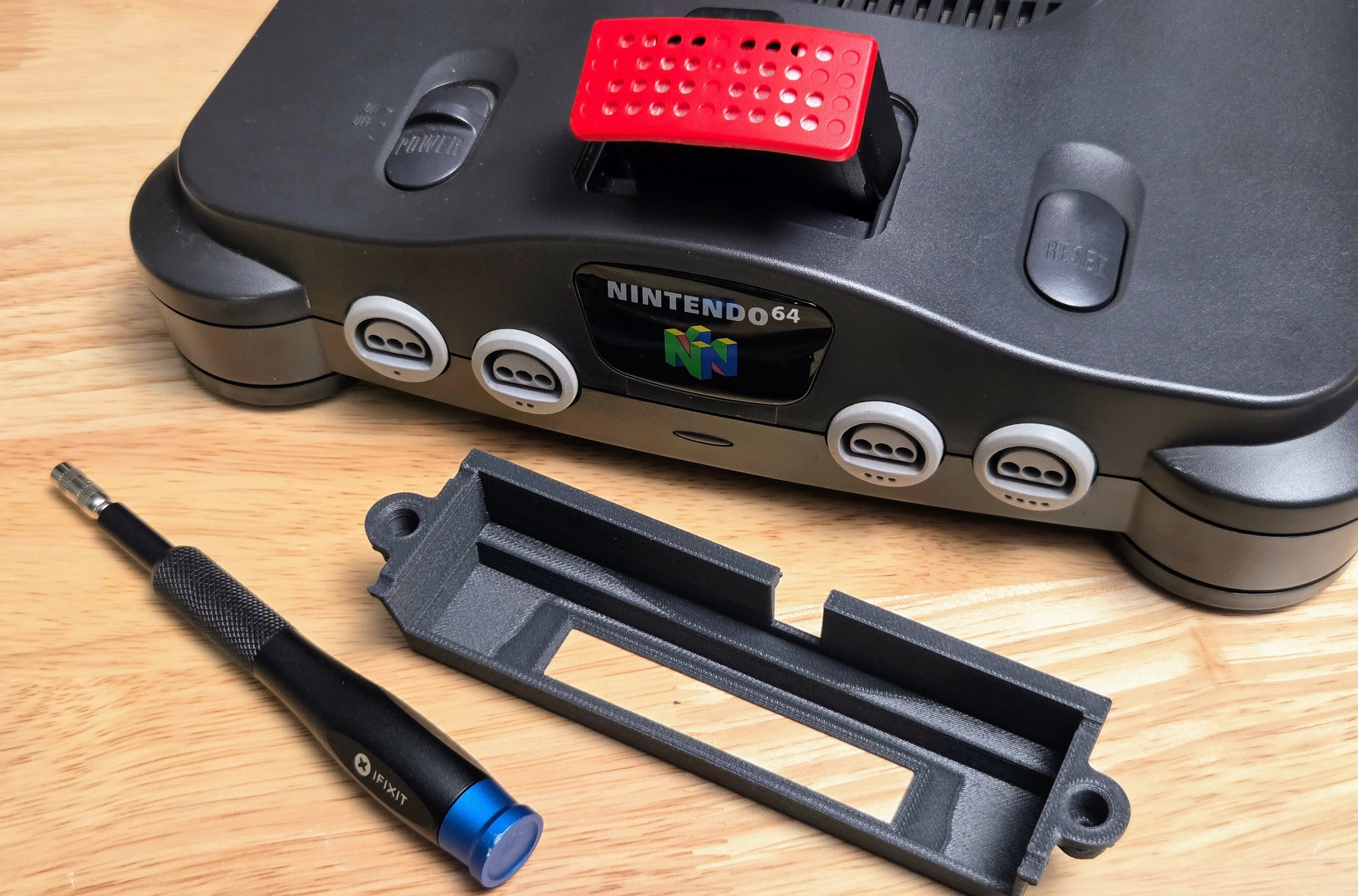 I’d already 3D printed this region-free cartridge slot; I just needed a refresher.