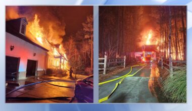 2 hurt in fire at NASCAR driver Denny Hamlin's parents' home in Gaston County :: WRAL.com