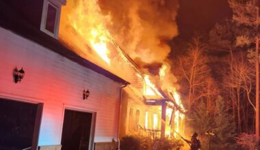 Fire engulfs home owned by NASCAR driver Denny Hamlin as two rushed to hospital