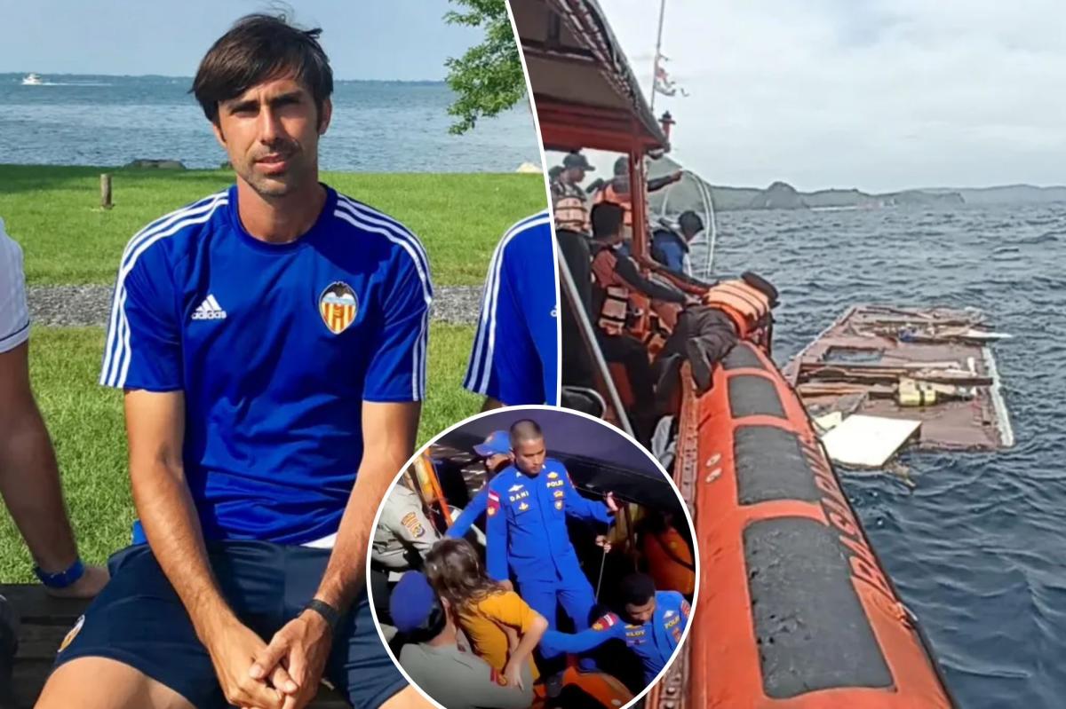 Valencia soccer coach Fernando Martin, his three kids dead after boat sinks in Indonesia