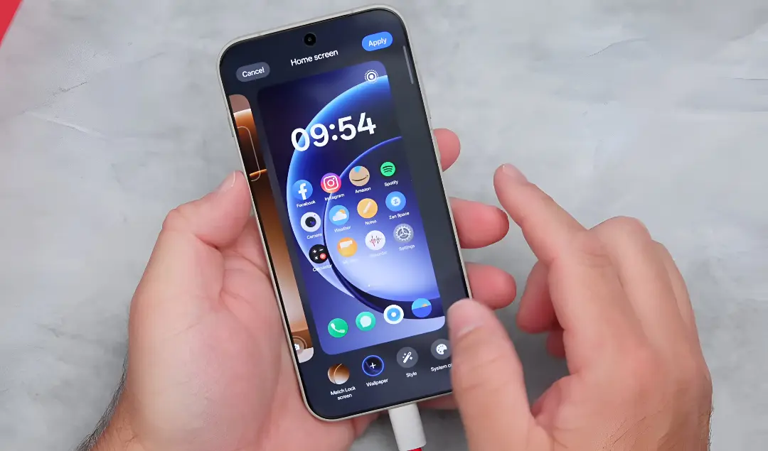 onePus 15 Display smartphone