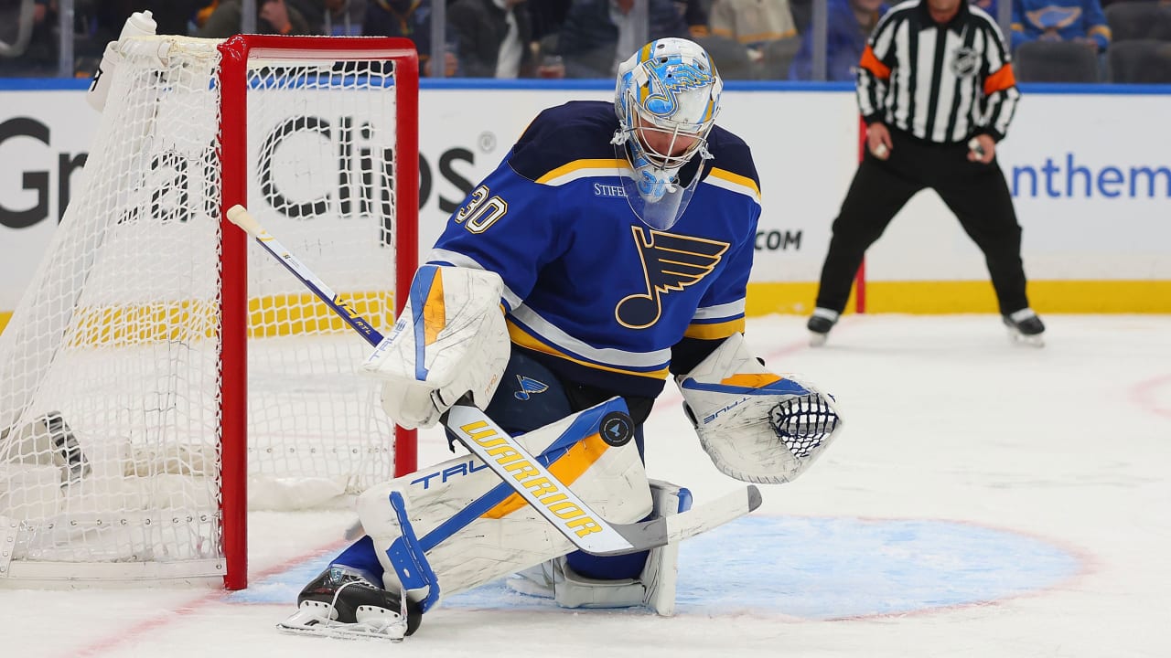Faulk scores lone goal, Blues shut out Jets