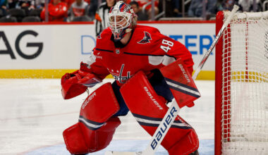 Thompson named Unmasked Goalie of Year for path to Capitals’ No. 1 