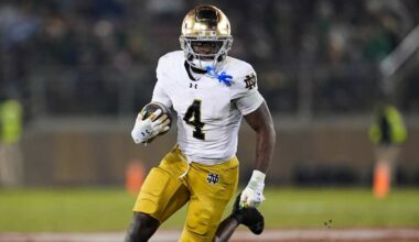 Notre Dame running back Jeremiyah Love announces intentions to enter 2026 NFL Draft