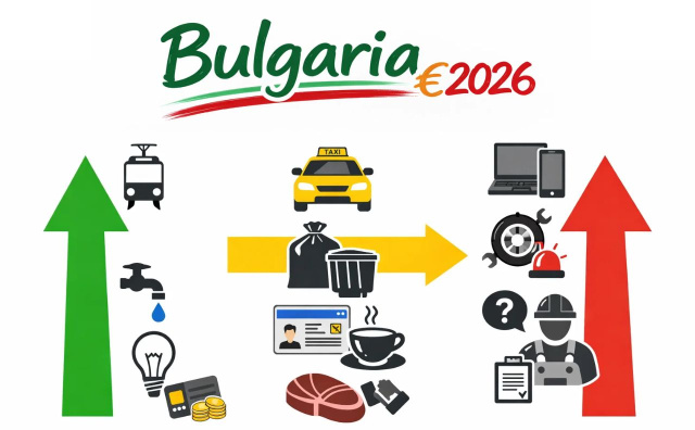 Bulgaria: Bulgaria Switches to Euro: What Will Cost More, Less, and Stay the Same from January 1, 2026