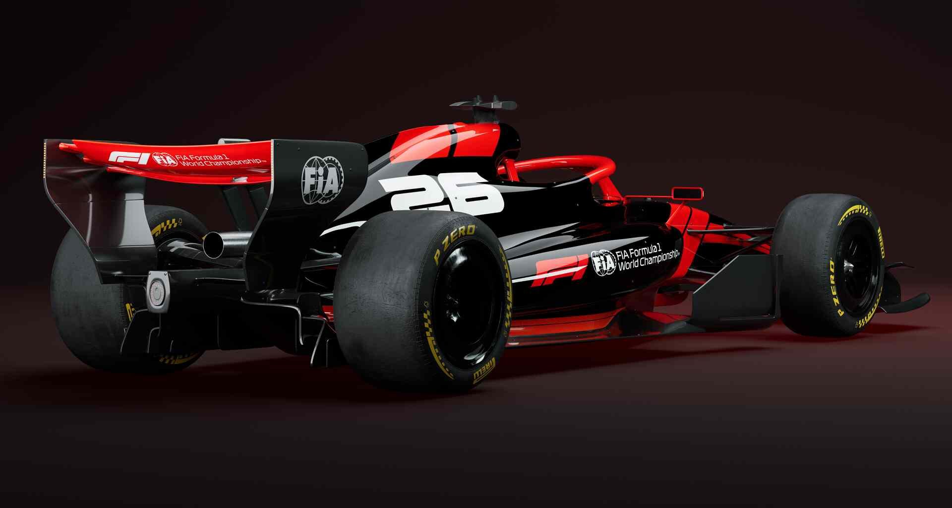 F1 2026 car rendering
