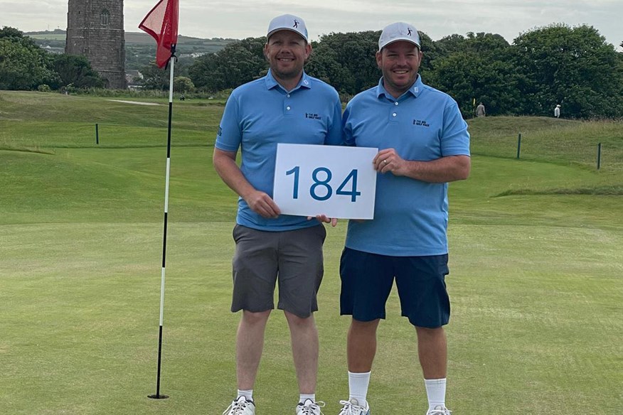 Ross Lawrance and Nicolas Brewaeys set a world record after playing 184 holes in under 24 hours.