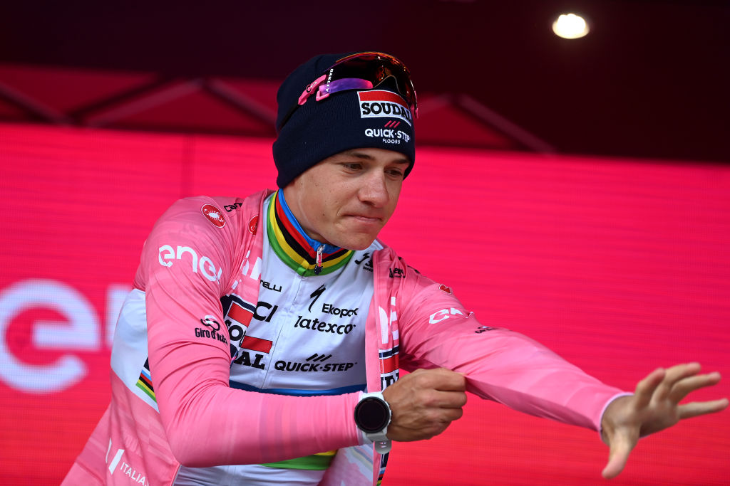 Remco Evenepoel during the 2023 Giro d'Italia