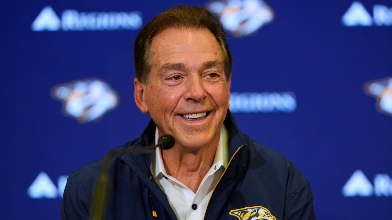 Nick Saban hoping to bring 'championship culture' to Predators as minority owner