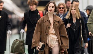 Look of the Week: Not one but two Lilys show how to wear lingerie-inspired outfits this winter