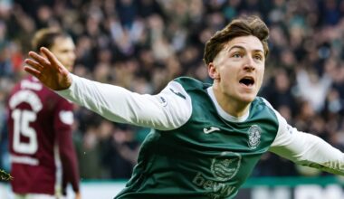 Hibernian 3-2 Hearts: Hibs hold on for thrilling Edinburgh derby win to dent Jambos' Premiership title charge | Football News