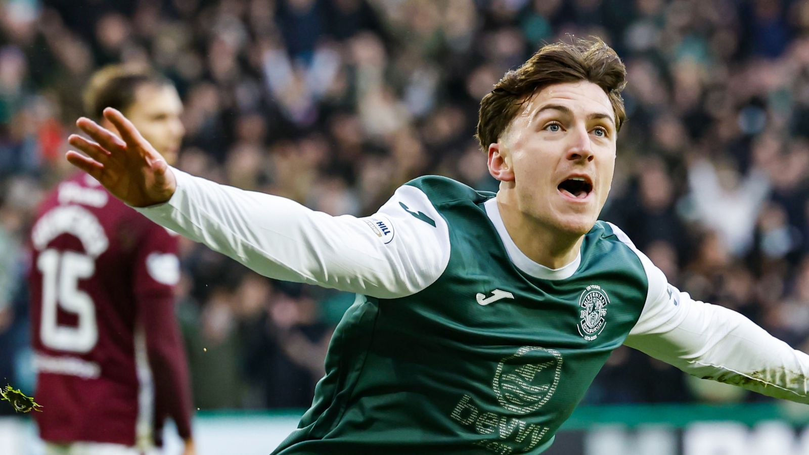 Hibernian 3-2 Hearts: Hibs hold on for thrilling Edinburgh derby win to dent Jambos' Premiership title charge | Football News