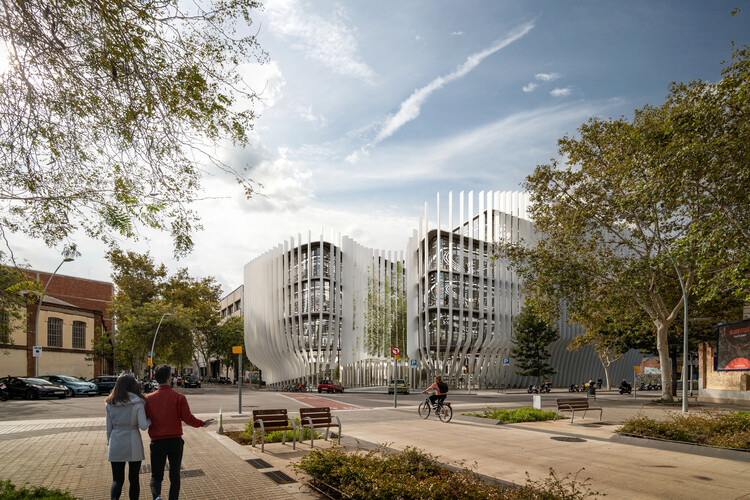 SNOB Architects Designs Contemporary Office Building in Barcelona’s El Raval District - Image 1 of 5